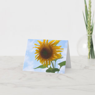 Sunflower Blank Note Card