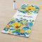 Sunflower blue modern floral watercolor quote