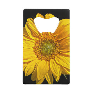 Sunflower bocn credit card bottle opener