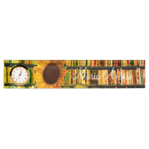 Sunflower Books Desk Nameplate
