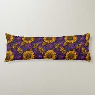Sunflower Botanical French Country Coastal Pregnan Body Pillow