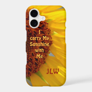 Sunflower Botanical I Carry My Sunshine with Me