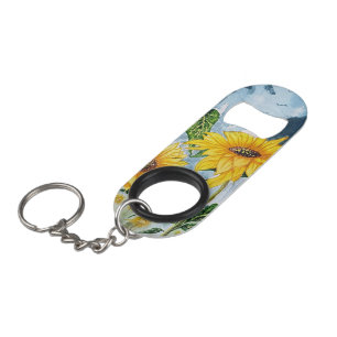Sunflower Bottle opener Keychain Bottle Opener