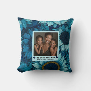 SunFlower Bouquet Best Mama Aesthetic Decor Unique Throw Pillow