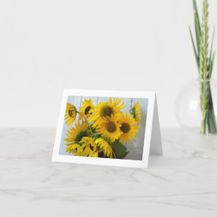 Sunflower Bouquet Card