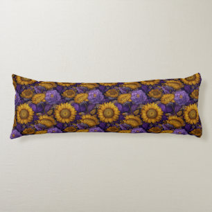 Sunflower Bouquet Cozy Home Luxury Travel Body Pillow
