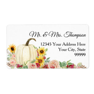 Sunflower Bourgogne rose Citrouille d'aquarelle