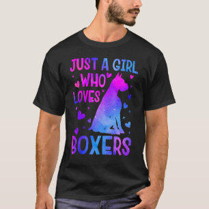 Sunflower Boxer Dog Best Dog Mom Ever Mother's Da T-Shirt