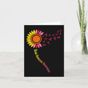 Sunflower Brain Aneurysm Awareness Month Support G Card
