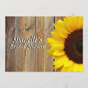 Sunflower bridal Shower Invitation