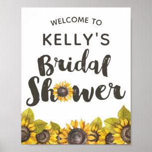 Sunflower Bridal Shower Sign