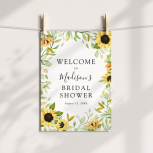 Sunflower Bridal Shower Welcome Sign