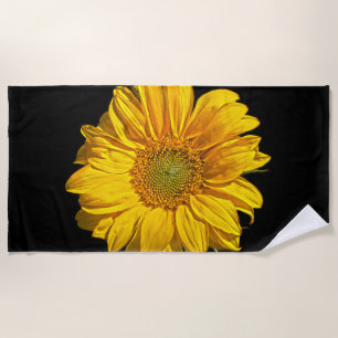 Sunflower btcna beach towel