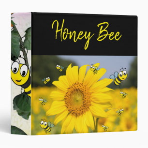Sunflower Bumblebee  Avery Binder