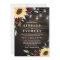 Sunflower Burgundy Rose Mason Jar Themed Wedding