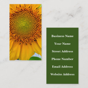 Sunflower Business Card