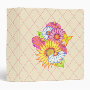 Sunflower Butterfly Scrapbook Binder