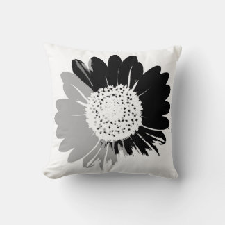 Sunflower BW Pillow