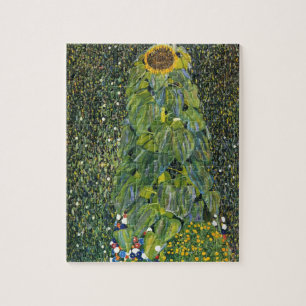 Sunflower by Gustav Klimt Jigsaw Puzzle