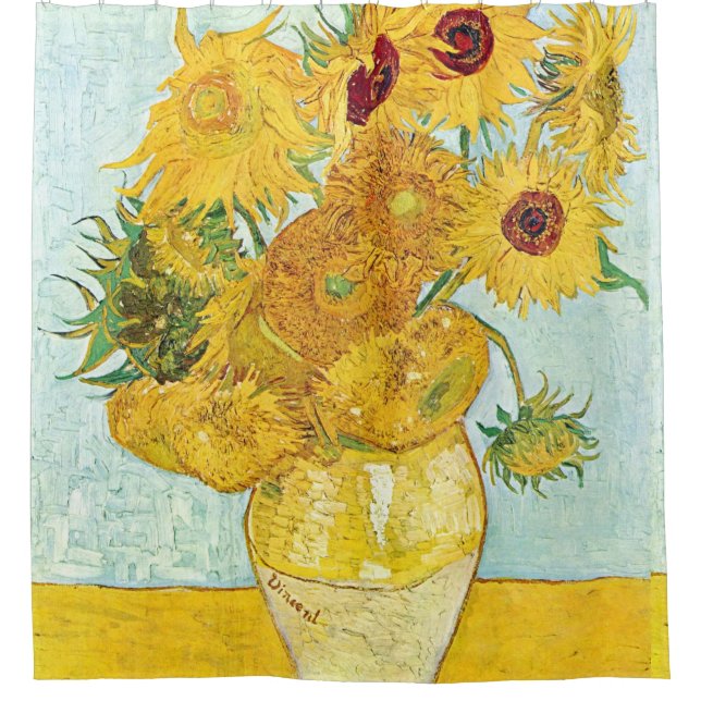 sunflower by Vincent Van Gogh,post impressionist p (Front)
