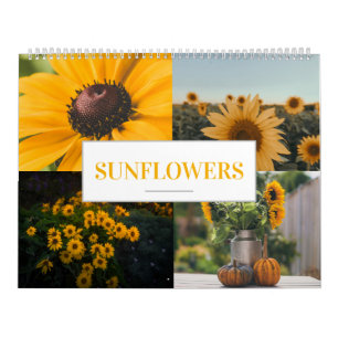 Sunflower Calendar Home Wall Agricultural