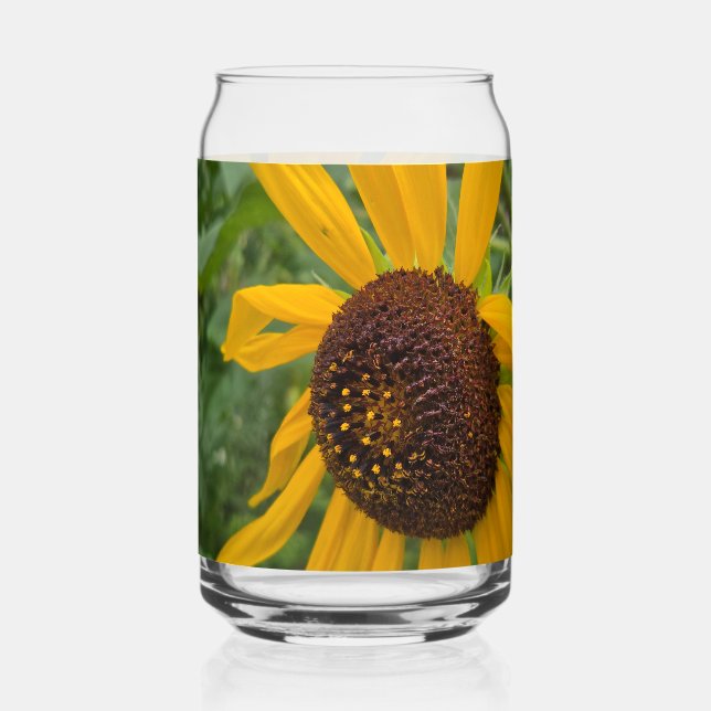 Sunflower Can Glass (Front)