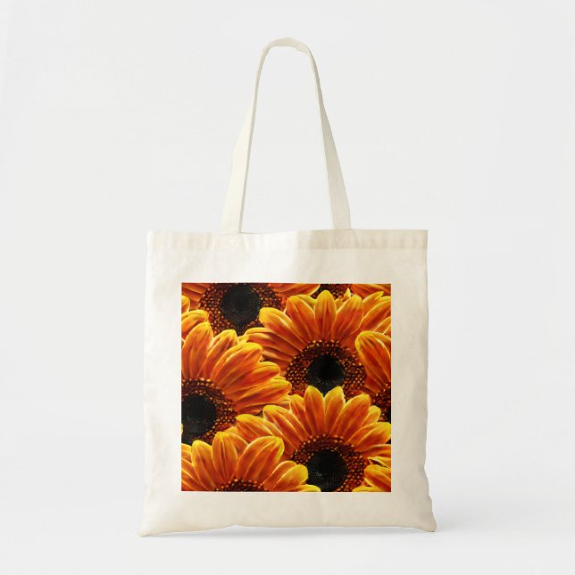 Sunflower Canvas Tote Bag (Front)