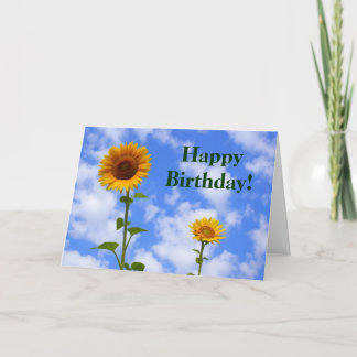 Sunflower Card