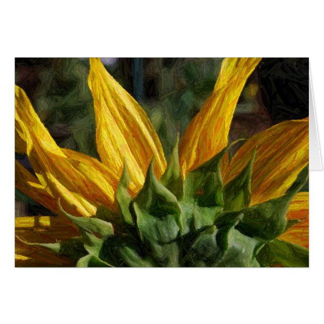 Sunflower - Card (Front Horizontal)