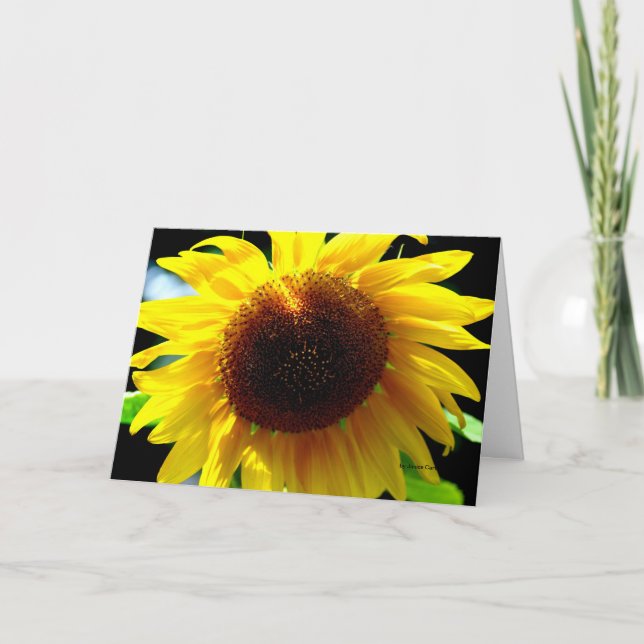 Sunflower Card (Front)