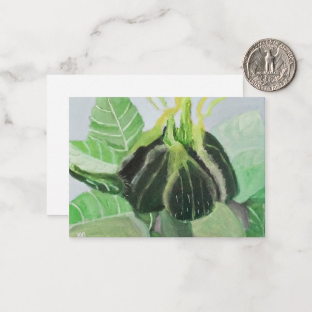 Sunflower Card (Front/Back In Situ)