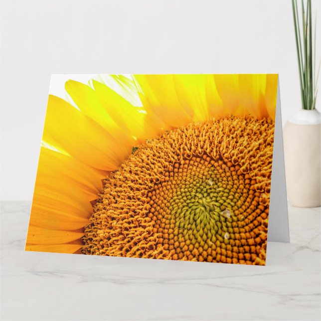 Sunflower Card (Front)