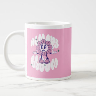 Sunflower Cartoon Quote  Large Coffee Mug
