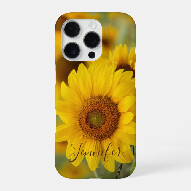 Sunflower Cell Phone Cover iPhone Case (Back)