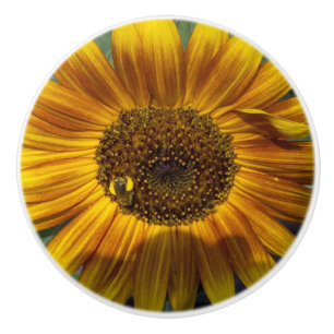 Sunflower Ceramic Knob