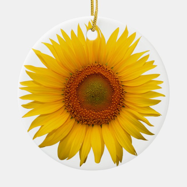 Sunflower Christmas Ornaments (Front)