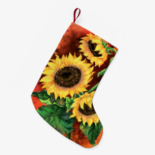 Sunflower Christmas Stocking
