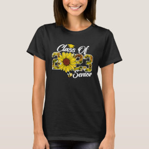 Sunflower Class of 2023 School Graduation Senior 2 T-Shirt