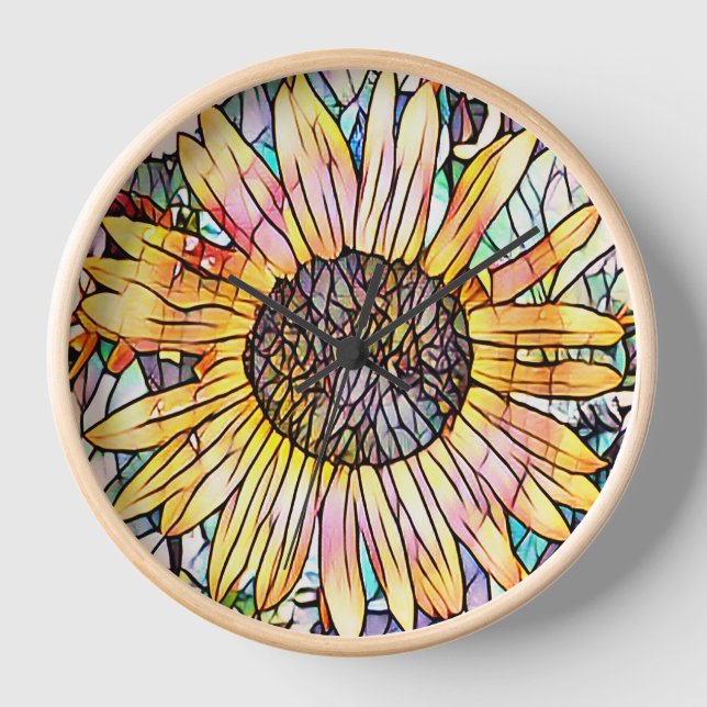 SUNFLOWER CLOCK (Front)