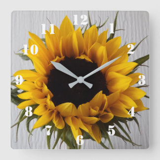 Sunflower Clock