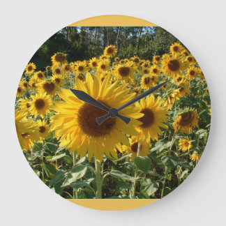 Sunflower clock... large clock