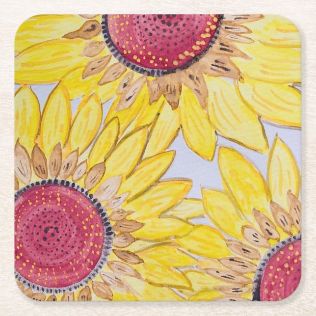 Sunflower Coaster (Front)