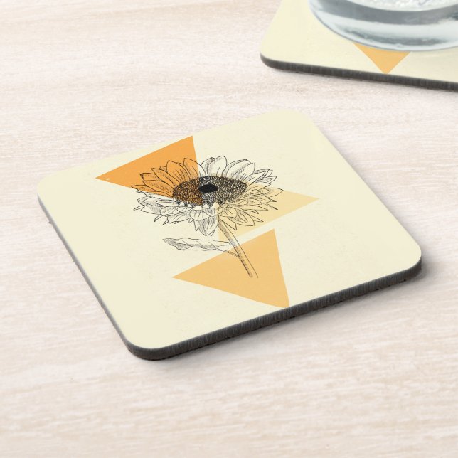 Sunflower Coaster (Left Side)