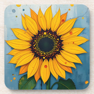 Sunflower Coaster