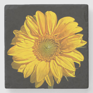 Sunflower coastercna stone coaster