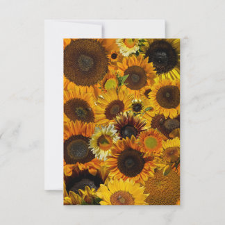 Sunflower Collage  Card