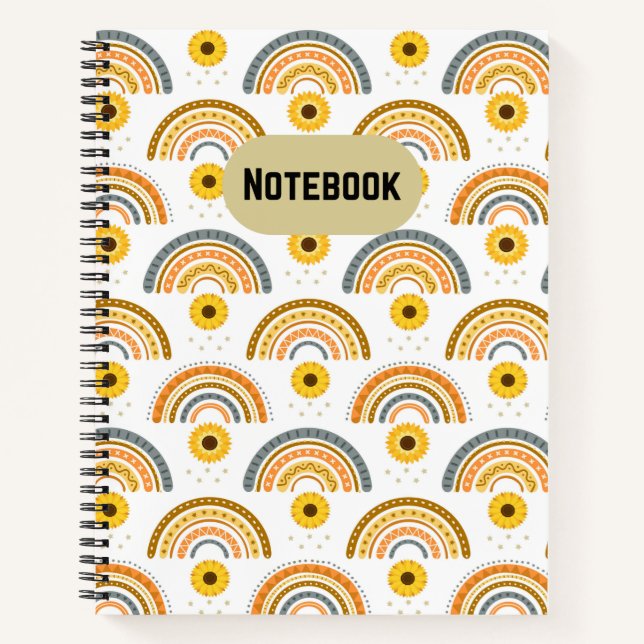 Sunflower Collection: Spiral notebooks (Front)