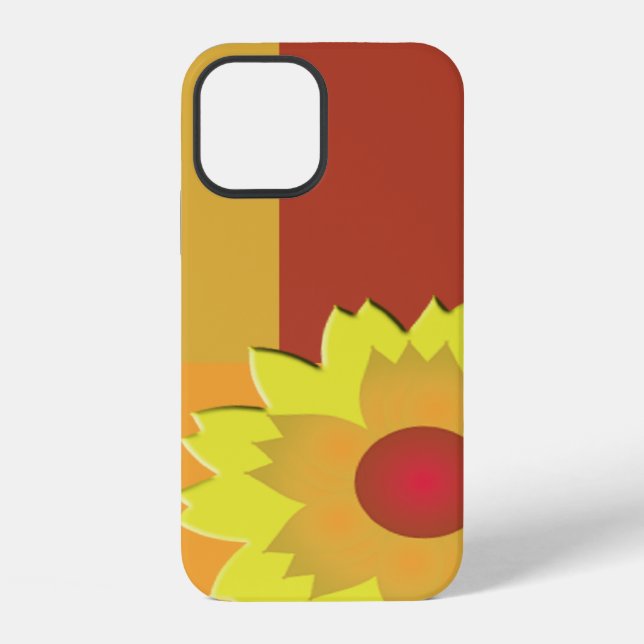 Sunflower Colour Block iPhone Case (Back)