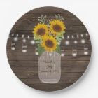 Sunflower Country Wood Mason Jar Wedding