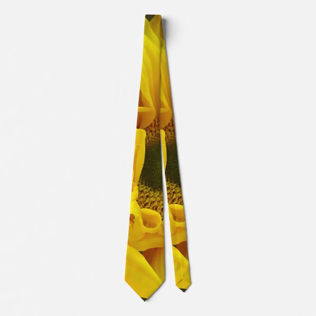Sunflower Couple Arm in Arm Tie (Front)